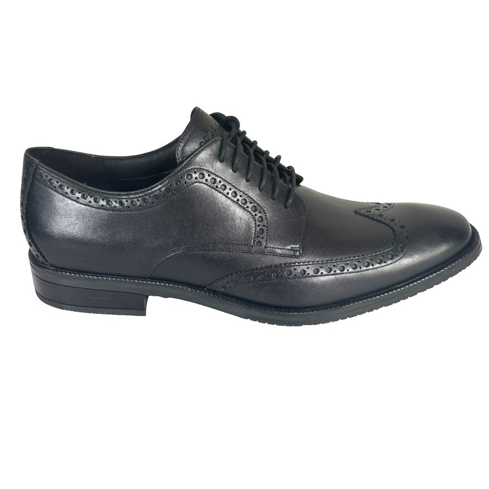 Cole Haan Modern Essentails Wingtip Oxford Dress Shoe Waterproof Mens 13M Black